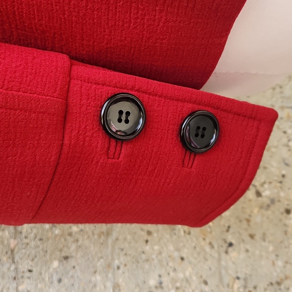 LIDA BADAY red wool jacket - Picture 10 of 13